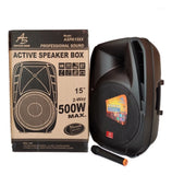 Cabina Activa Recargable American Sound 15pulgadas + Mic