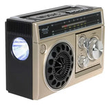 Parlante Radio Altavoz Retro Inalámbrico Bluetooth Linterna Diseño