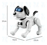 Perro Robot Interactivo MkToys Blanco Control Remoto Kaai-WOWO