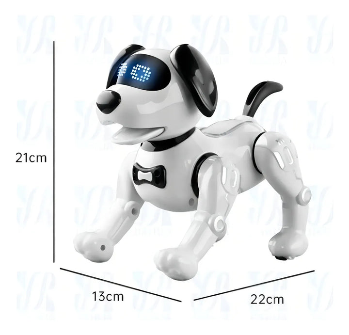 Perro Robot Interactivo MkToys Blanco Control Remoto Kaai-WOWO