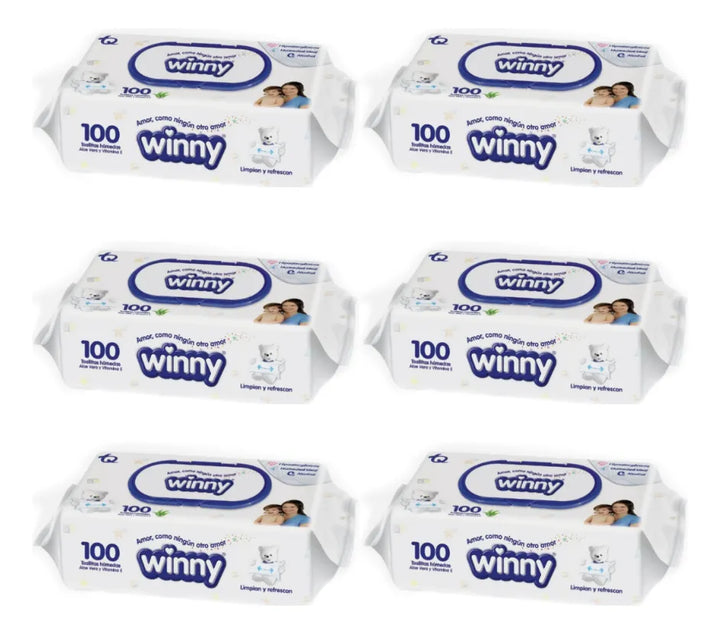 Toallitas Húmedas Aloe Vera Y Vitamina E 6 X 100