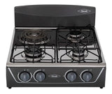 Estufa De Mesa Avellana Torre Mixta 3x1 Gp Plata Haceb Plateado