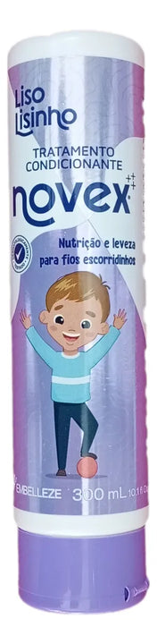 Kit Shampoo Y Acondicionador Novex Liso Lisinho Para Niños