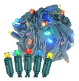 Luces Led Navideñas 50 Cuentos Multicolor 25ft Con Espaciado