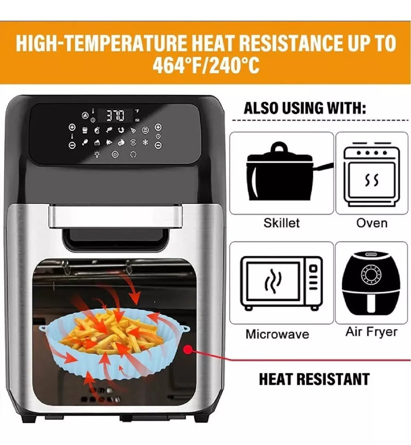 Molde Protector Para Freidora Air Fryer Silicona Reutizable