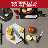 Cuchillo para pan Tefal Ice Force 20cm color negro