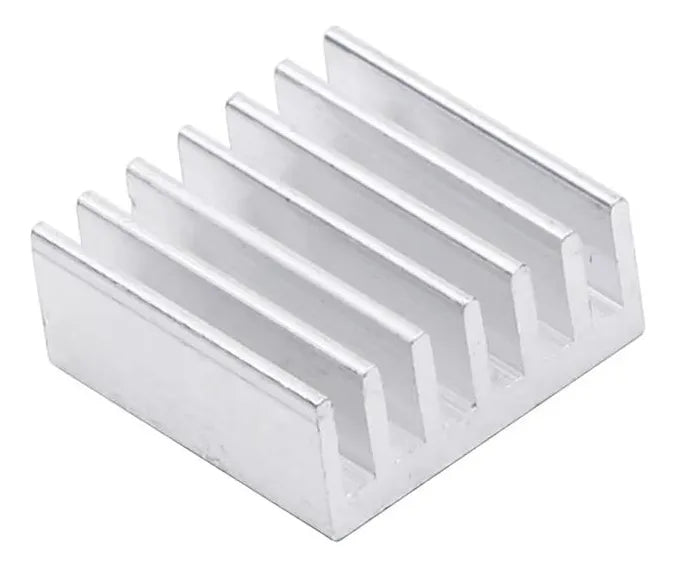 Modulo Disipador Calor 14x14x6mm Sin Adhesivo Aluminio Raspb