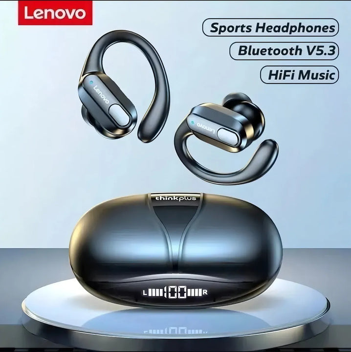 Auriculares Bluetooth 5.3 Lenovo Xt80 Thinkplus negros