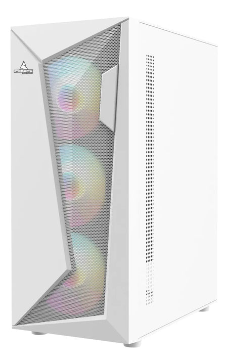 Gabinete Gamer Iceberg Flow D Blanco 4 Ventiladores Argb