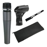 Micrófono Shure SM SM57-LC Dinámico Cardioide color negroS