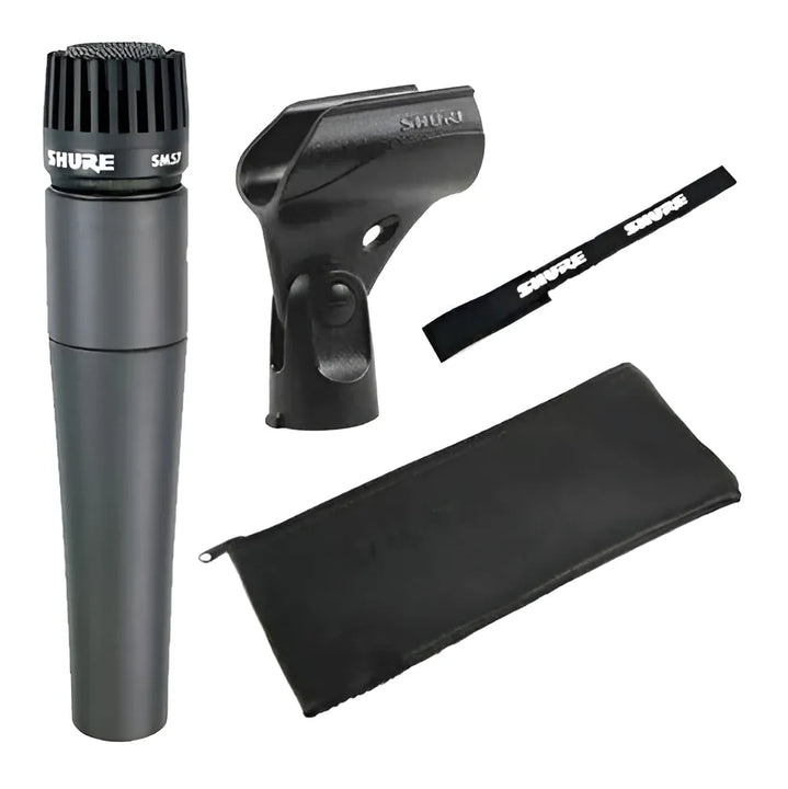 Micrófono Shure SM SM57-LC Dinámico Cardioide color negroS