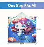 Toalla De Playa Con Capucha Catalonia, Microfibra, Antidesli