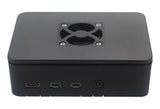 Caja O Case Para Raspberry Pi 4 B Negro Con Ventilador