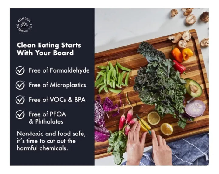 Tabla Teca Servir Cortar 40x28cm Cera Abeja 40x28 Cera Abeja