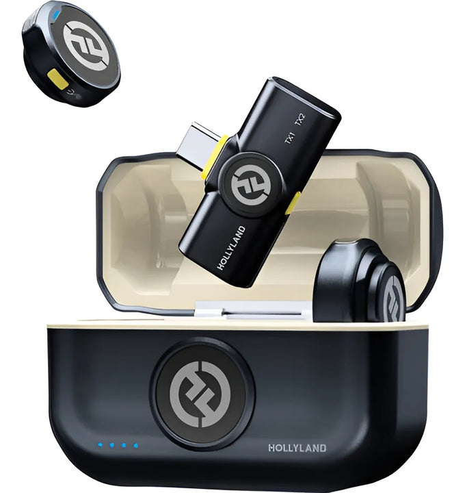 Micrófono dual USB-C Hollyland Lark M2 Duo para 2 personas