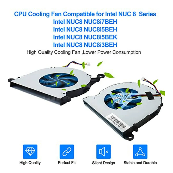 Ventilador De Cpu Arlba Para Intel Nuc 8 Mini Host + Pasta