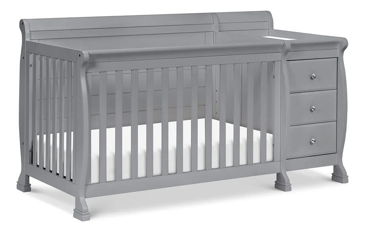 Combo Cuna Y Cambiador Convertible 4 En 1 Con 4 Alturas Ajus