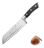 Cuchillo Santoku 7 , Acero Alemán, Compatible Con Carne, Ver