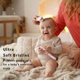 Cepillo De Cerdas De Cabra Suaves Para Bebés - Cuidado Suave