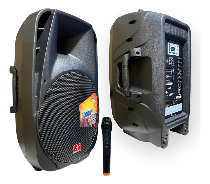 Cabina Activa Recargable American Sound 15pulgadas + Mic