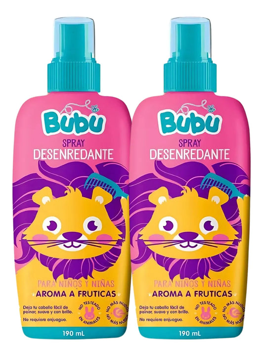 Spray Para Peinar Para Niños Desenredante X2