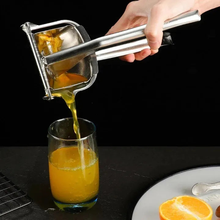 Exprimidor De Frutas Manual Acero Inoxidable 500 Gr