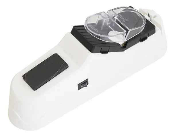 Afilador Cuchillos Tijeras Eléctrico Multifuncional Cocina Color Blanco