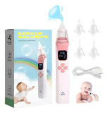 Aspirador Nasal Electrico Recargable Musical Para Bebe Blanco