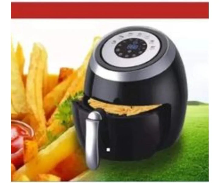 Freidora Digital Sin Aceite Fit Fry Air Fryer 4.2 Litros Negro