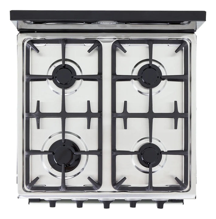 Estufa Romero Ultra Haceb 50 Cms Gas Natural Inox Color Negro