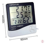 Termohigrometro Digital Higrometro,termometro,reloj Alarma