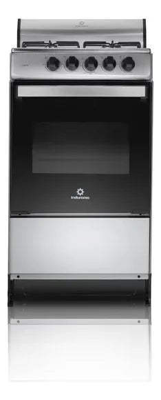 Estufa De Piso Indurama Dublin Spazio 20 4 Puestos Y Horno Gris