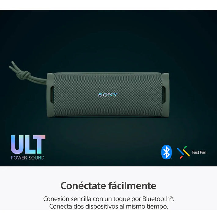 Bocina Sony Portátil Inalámbrica Ult Field 1 | Srs-ult10 Color Gris Bosque