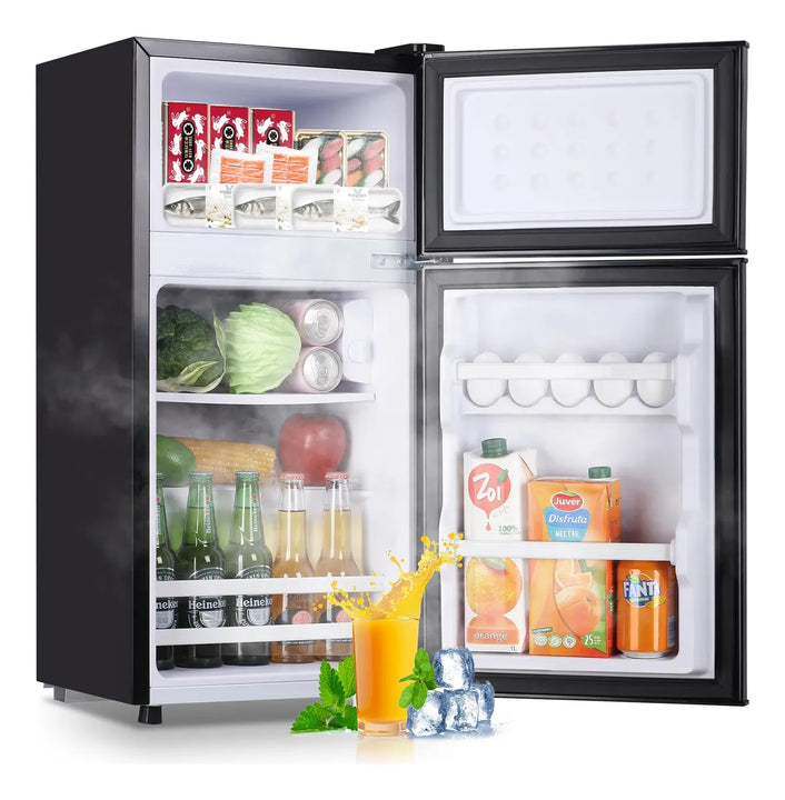 Mini Refrigerador 2.4 Pies Cúbicos Con Congelador Separado