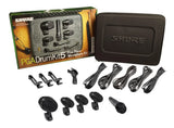 Kit Micrófonos Batería Shure Pgadrumkit5 5 Piezas Color Negro