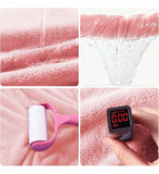 Salida De Baño Capucha +3 Toallitas Para Bebes Diseño Animal Rosa