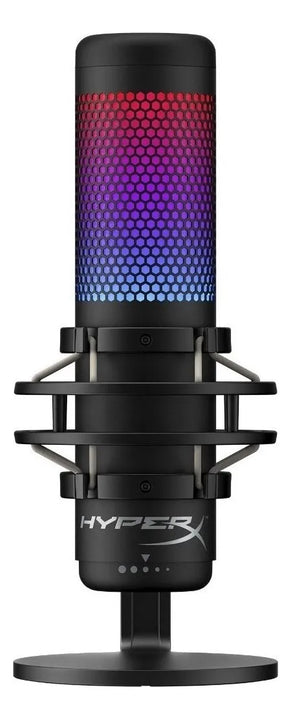 Micrófono HyperX Quadcast QuadCast S Condensador Omnidireccional color blackS