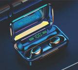 Fone de ouvido in-ear sem fio TWS F9-5 BTH-F9-5 negro