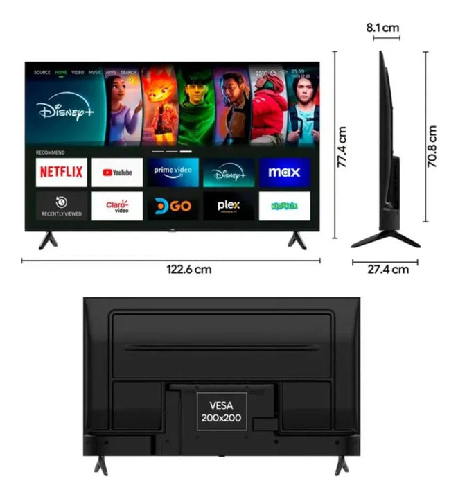 Tv Kalley 55 55sb300 4k Uhd Smart Tv + Roku Express