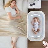 Moisés Eléctrico Automático Para Bebé Con 3 Velocidades Gris