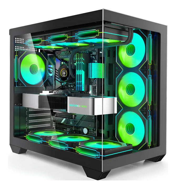 Funda Para Pc Para Juegos Atx Cpmputer Case Con 7