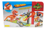 Pista Dinosaurio Lanza Carro Pikolin Toys Modelo 8899-91 Con Sonido Hot Wheels