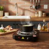 Estufa Electrica Sencilla De Un Puesto Cocina 1000w 60hz Negro