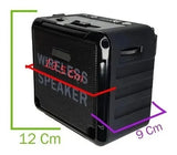 Parlante Bluetooth Recargable Radio Am/fm/sw Usb Auxiliar 88 Negro