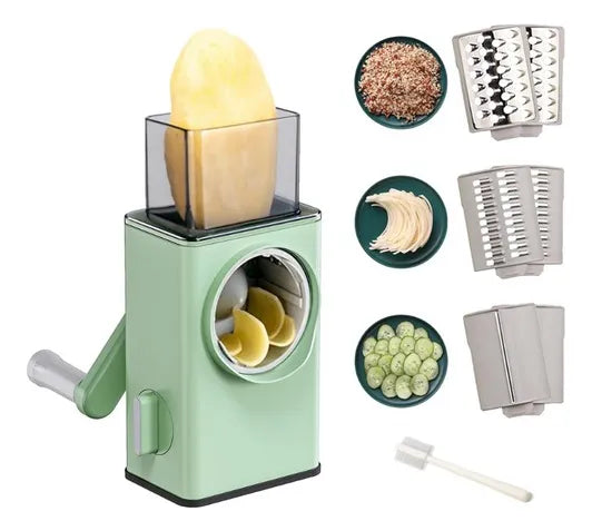 Picador De Mano Multifuncional Verduras Y Carnes Verde