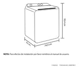 Lavadora Semiautomática De 7 Kg Blanca Color Blanco