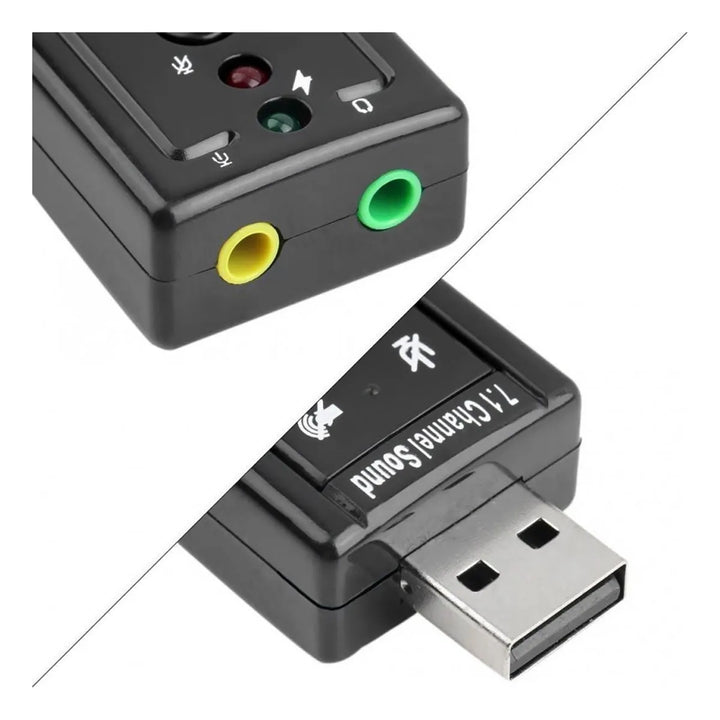 Tarjeta Sonido Usb Audio 7.1 Canales 3d Virtual (138)