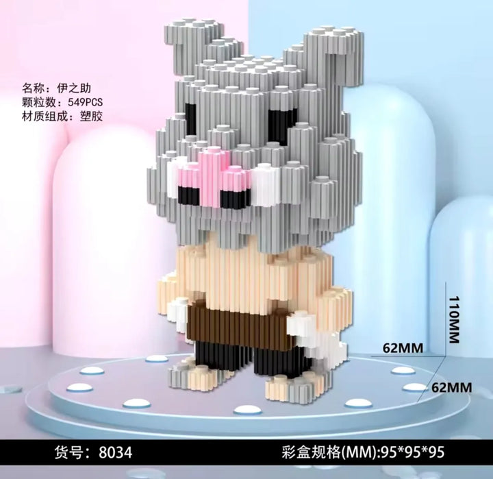 Juguete Armable Demon Slayer Magic Block Fichas Bloque Armar 500 Demon Slayer