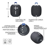 Ultimate Ears Wonderboom 4, Parlante Bluetooth Negro
