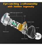 Audífonos Kz Esx Con Mic Dinámicos Hifi Good Bass Monitor